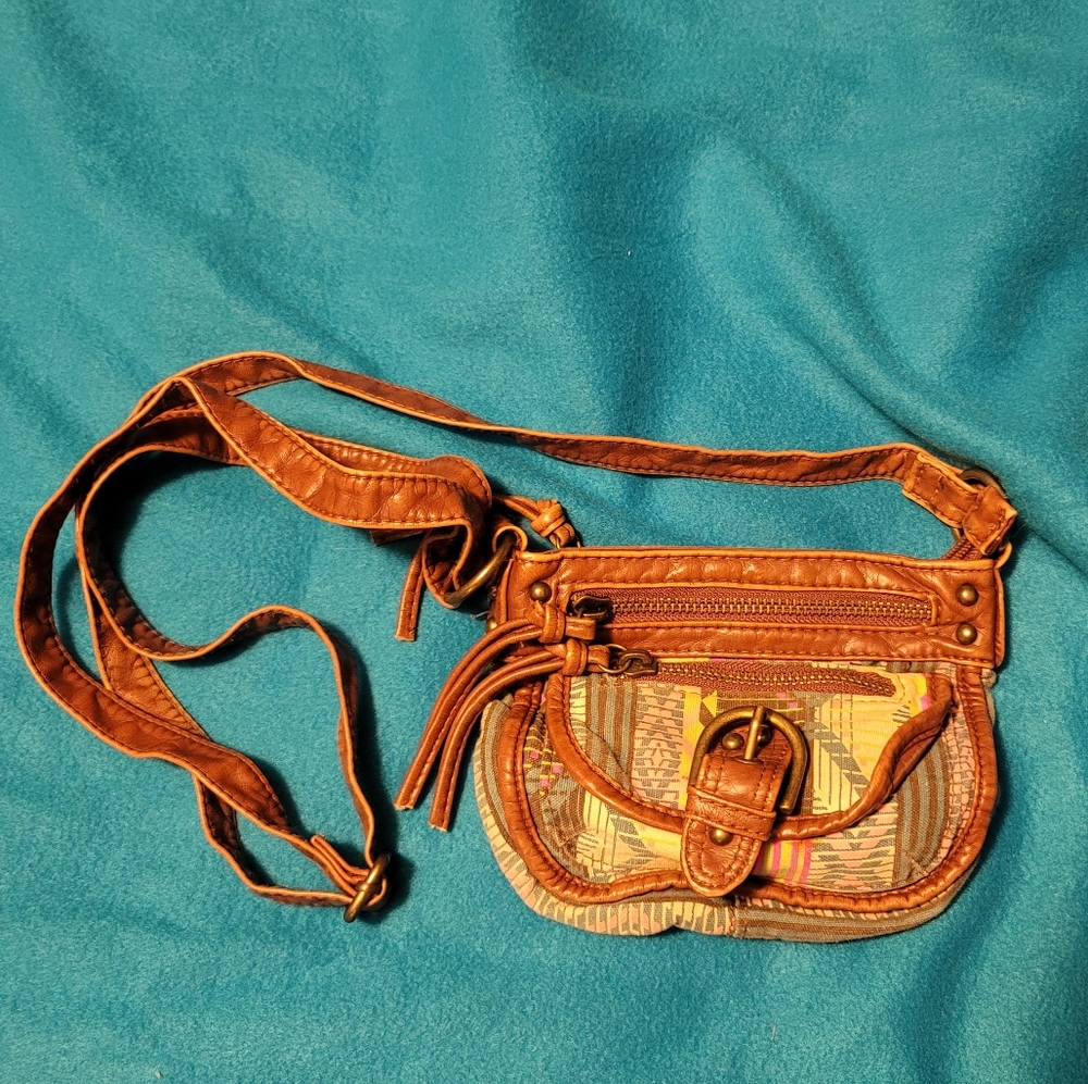 Small crossbody purse tribal print